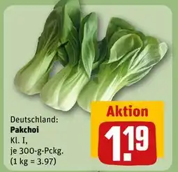 REWE DE Pakchoi, EUR 1.19 tilbud