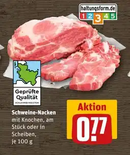 REWE DE Schweine-Nacken, EUR 0.77 tilbud