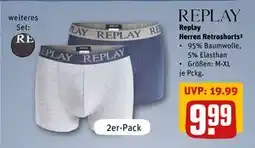 REWE DE Replay Herren Retroshorts, EUR 9.99 tilbud