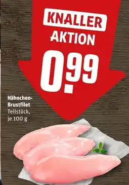 REWE DE HähnchenBrustfilet, EUR 0.99 tilbud