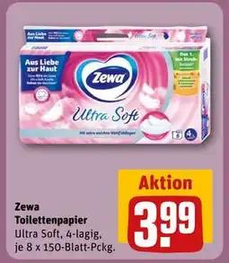 REWE DE Zewa Toilettenpapier, EUR 3.99 tilbud