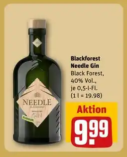 REWE DE Blackforest Needle Gin, EUR 9.99 tilbud