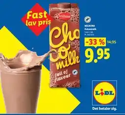 Lidl MILBONA Kakaomælk, App-pris tilbud