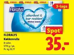 Lidl FLORALYS Køkkenrulle tilbud