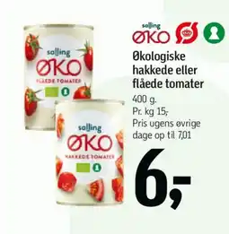 Føtex Salling Økologiske hakkede eller flåede tomater tilbud