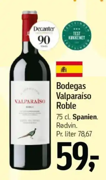 Føtex Bodegas Valparaíso Roble tilbud