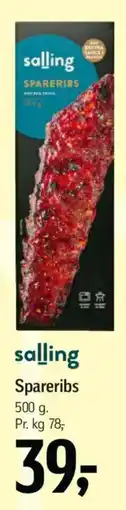 Føtex Salling Spareribs tilbud