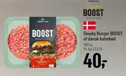 Føtex Smoky Burger BOOST af dansk kalvekød tilbud