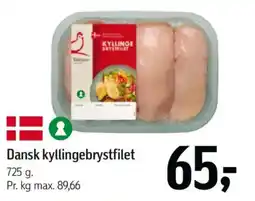 Føtex Dansk kyllingebrystfilet tilbud