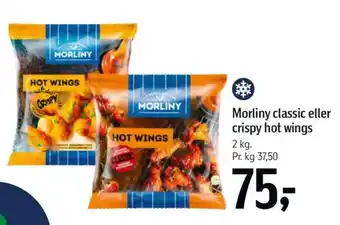 Føtex Morliny classic eller crispy hot wings tilbud