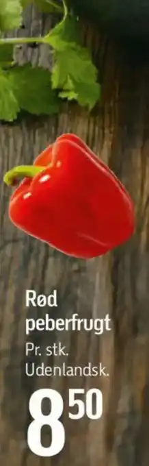 Føtex Rød peberfrugt tilbud