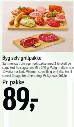 Føtex Byg selv grillpakke tilbud