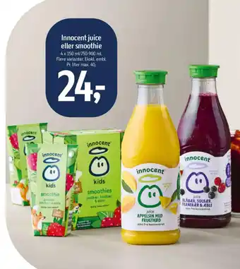 Føtex Innocent juice eller smoothie tilbud