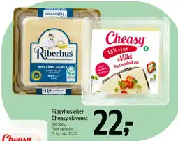 Føtex Riberhus eller Cheasy skiveost tilbud