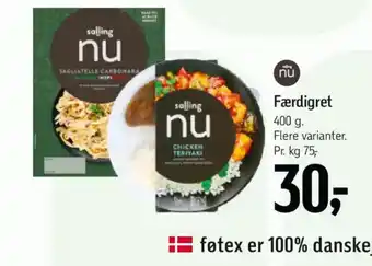 Føtex Færdigret tilbud