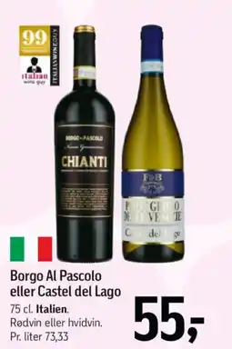 Føtex Borgo Al Pascolo eller Castel del Lago tilbud