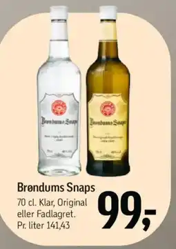 Føtex Brøndums Snaps tilbud