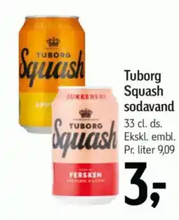 Føtex Tuborg Squash sodavand tilbud