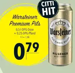 Citti WARSTEINER Premium pils tilbud