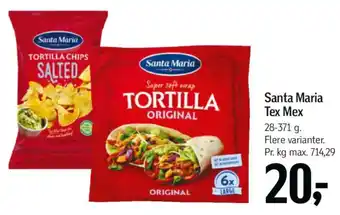 Føtex Santa Maria Tex Mex tilbud