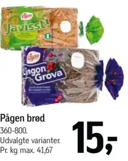Føtex Pågen brød tilbud