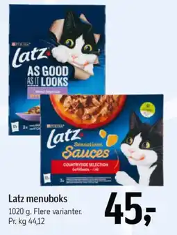 Føtex Latz menuboks tilbud