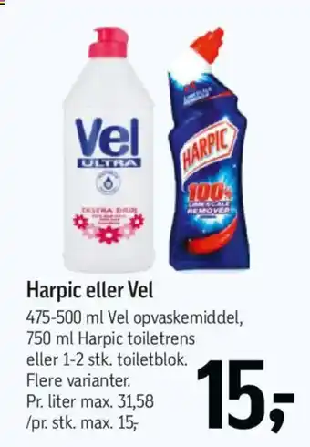 Føtex Harpic eller Vel tilbud