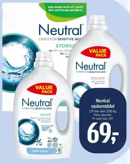 Føtex Neutral vaskemiddel tilbud