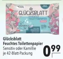 Citti GLÜCKSBLATT Feuchtes toilettenpapier tilbud