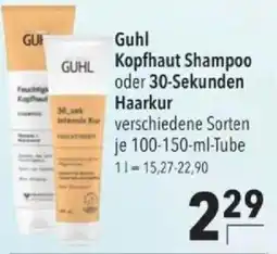 Citti GUHL Kopfhaut shampoo oder 30-sekunden haarkur tilbud
