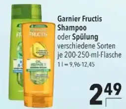 Citti GARNIER Fructis shampoo oder spülung tilbud