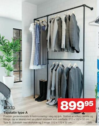 Tøjstativ type A