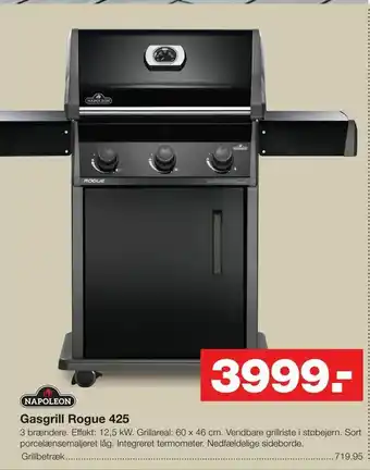 Bauhaus Gasgrill Rogue 425 tilbud