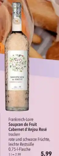 Citti Frankreich-Loire Soupcon de Fruit Cabernet d'Anjou Rosé tilbud
