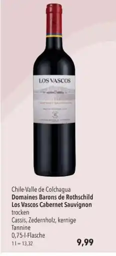 Citti Chile-Valle de Colchagua Domaines Barons de Rothschild Los Vascos Cabernet Sauvignon tilbud