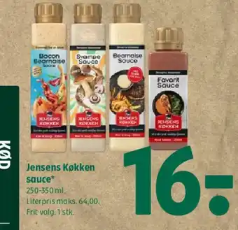 Coop 365 Jensens Køkken sauce tilbud