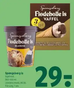 Coop 365 Spangsberg is / Flødebolle is tilbud