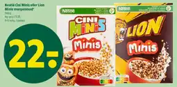 Coop 365 Nestlé Cini Minis eller Lion Minis tilbud