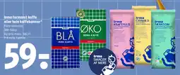 Coop 365 Irma formalet kaffe eller hele kaffebønner tilbud