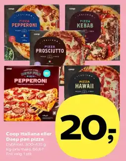 SuperBrugsen Coop Italiana eller Deep pan pizza tilbud