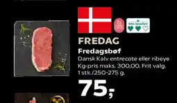 SuperBrugsen Fredagsbøf tilbud