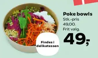 SuperBrugsen Poke bowls tilbud