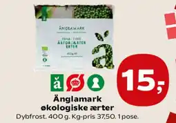 SuperBrugsen Änglamark økologiske ærter tilbud