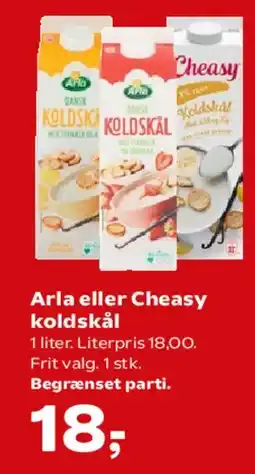 SuperBrugsen Arla eller Cheasy koldskål tilbud