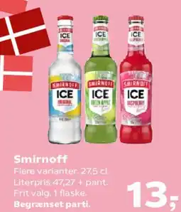 SuperBrugsen Smirnoff ICE tilbud