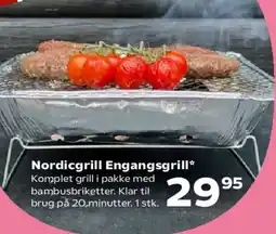Kvickly Nordicgrill Engangsgrill tilbud