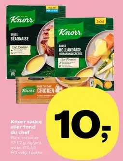 Kvickly Knorr sauce tilbud