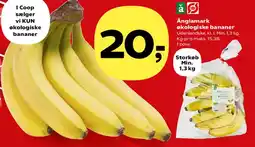 Kvickly Änglamark økologiske bananer tilbud