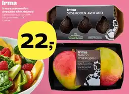 Kvickly Irma spisemoden avocado eller mango tilbud