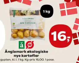 Kvickly Änglamark økologiske nye kartofler tilbud
